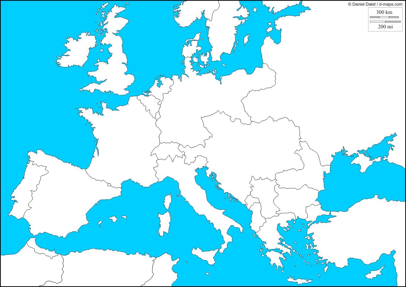 Europe Map 1914