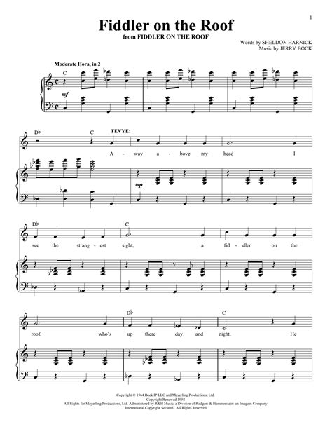 Fiddler On The Roof Songs
