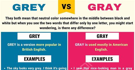 Gray Or Grey