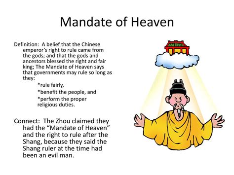 Mandate Of Heaven Definition