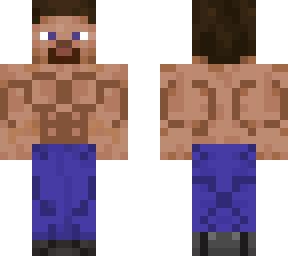 Steve Strong Muscle Minecraft Skins Steve Strong Muscle Minecraft Skins